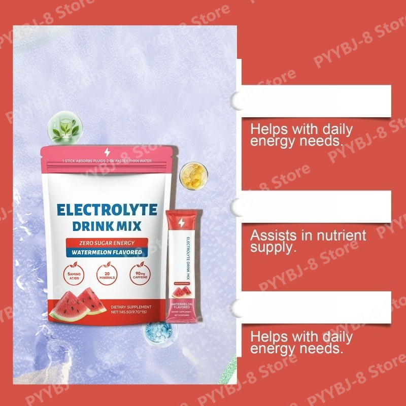 Watermelon Flavor Electrolyte  - Electrolyte Powder Pack 评论和价格